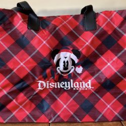 DISNEY PLAID TOTE BAG