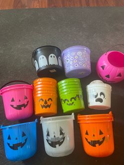 Halloween buckets