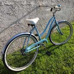 Vintage Huffy Cranbrook 26 Beach Cruiser Bike Bicicleta Basket 