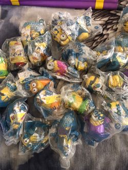 Minions happy meal toys