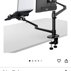Computer Monitor And Laptop Mount For Desk