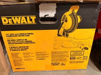 Dewalt 10” compound miter saw