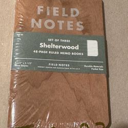 Field Notes Shelterwood FNC-22 Limited Edition - New Sealed Spring 2014 