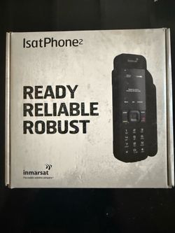 Inmarsat Isatphone 2, black, never used  satellite phone
