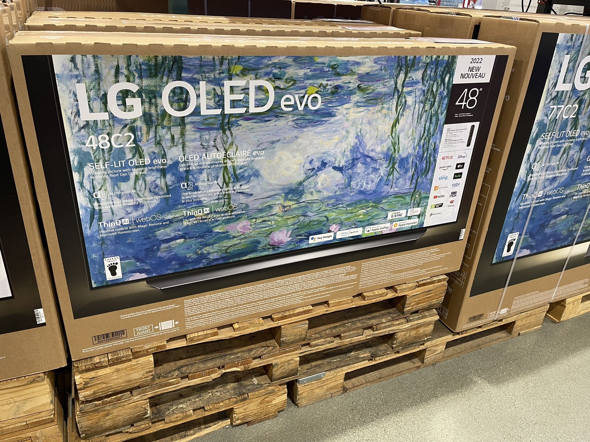48” LG OLED Evo C2 4K Smart TV