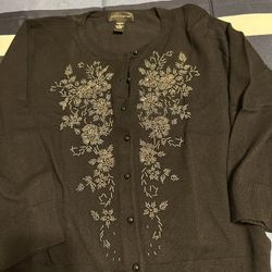 Beautiful Cardigan Floral Sweater