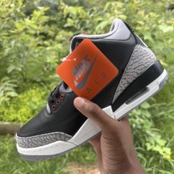 Jordan 3 Black Cement Size 8.5 