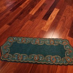 Gorgeous Beaded Table Runner