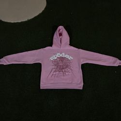 Pink spider hoodie (M)