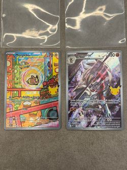 30th anniversary Pokemon Morpeko & Lycanroc