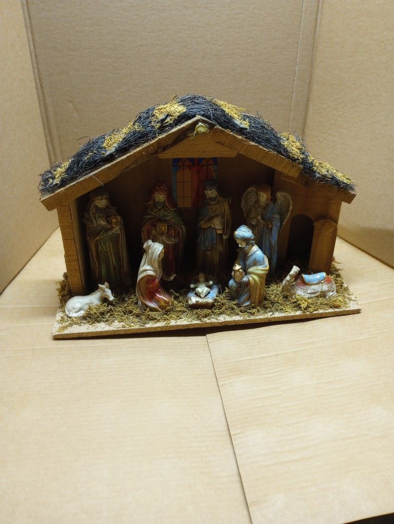 Porcelain Nativity Set