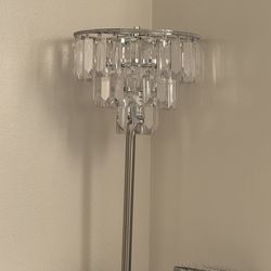 Crystal table light and paper box.