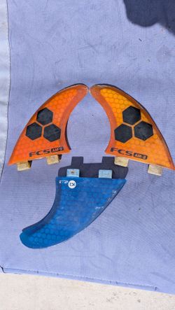 Surfboard surf fins thruster FCS set