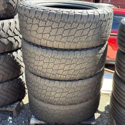 295 60 20 Nitto Terra Gappler Set of 4 Used Super Clean Set