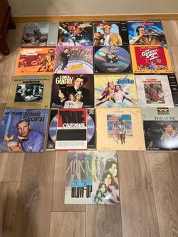 17 Laserdiscs - Pre owned Price is for all 17