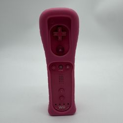 Nintendo Wii Pink Official OEM Motion Plus RVL-036 Wiimote Tested w/ Grip Works