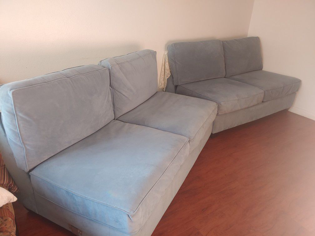 2 Piece Couch Set ~68"x38"x35" Each
