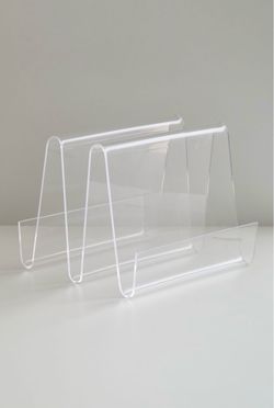 Urban Outfitters Squiggle Acrylic Magazine Rack