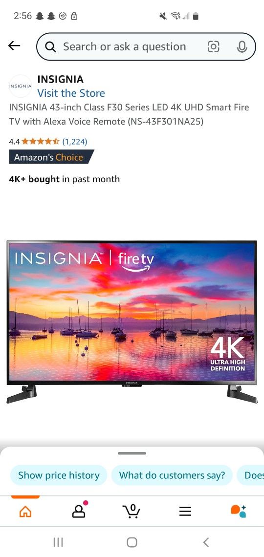 insignia 43 inch 4k fire tv