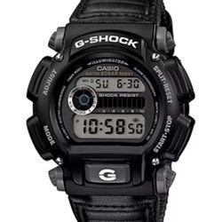 New Casio G-Shock Mens Multi-Function Digital Black Strap Watch DW9052V