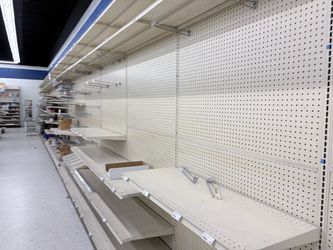 Retail Store Wall Shelving Unit