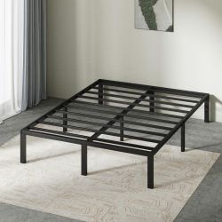 Queen size black metal frame