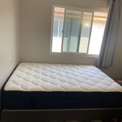 Full Size Bed With Frame, Medium Firm 