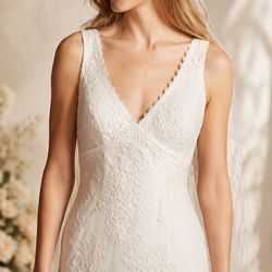 Ivory Beautiful Wedding Dress For Sale