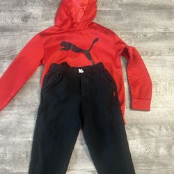 Junior Sm Puma Hoodie With Ralph Lauren Polo Sweats
