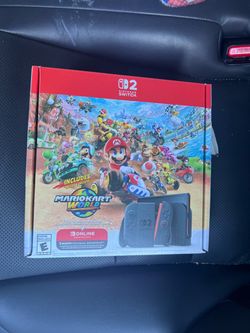 New Nintendo Switch 2 MK World Bundle with Game and 3 Months of Online Membership