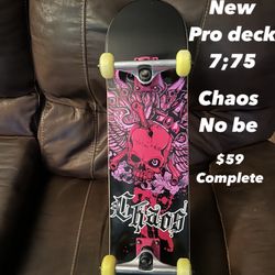 New Pro Deck 7;75 Chaos Bones.  $59 Complete 