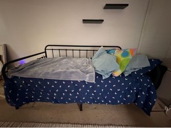Twin bed frame (mattress not included)