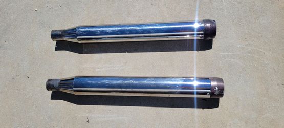 2006-1 pair Rinehart slip-on exhaust mufflers
