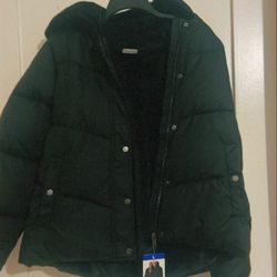 New 32 Degrees Women's Sherpa-Lined Puffer Jacket - Size Large