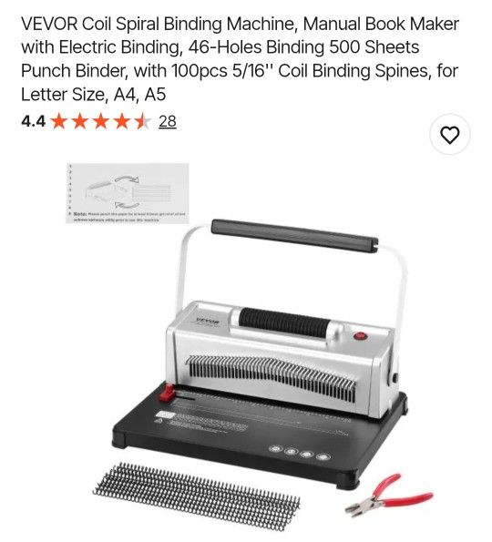 Electric Coil Binding Machine