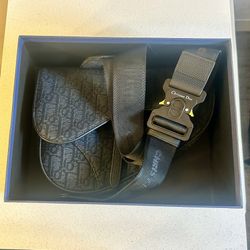Dior Saddle Bag Black Dior Oblique Jacquard