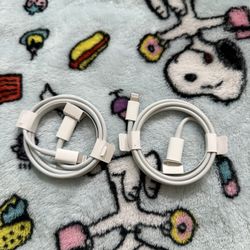 Apple Chargers And Headphones 