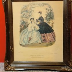 La Mode Illustrate framed Print 