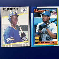 Ken Griffey Jr Rookie Baseball Card Lot 