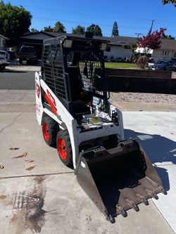 Bobcat skid steer loader mini tractor