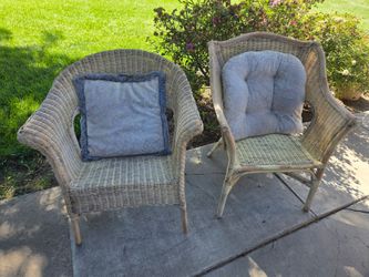 Wicker chairs