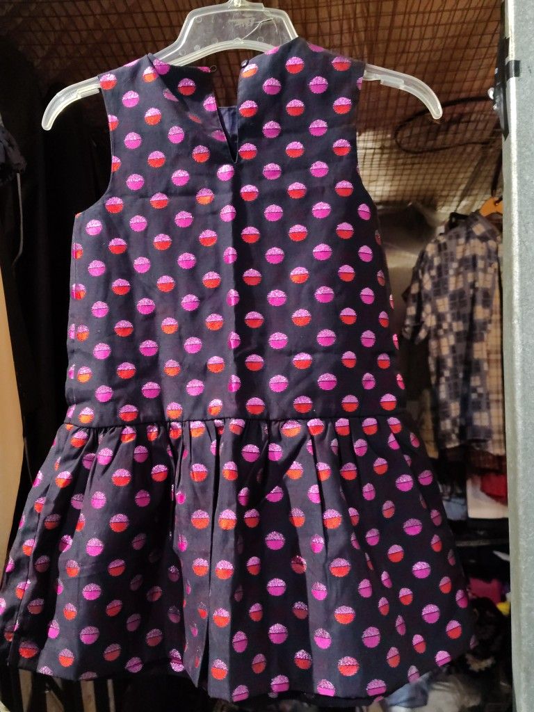Pink Polka Dots Dress
