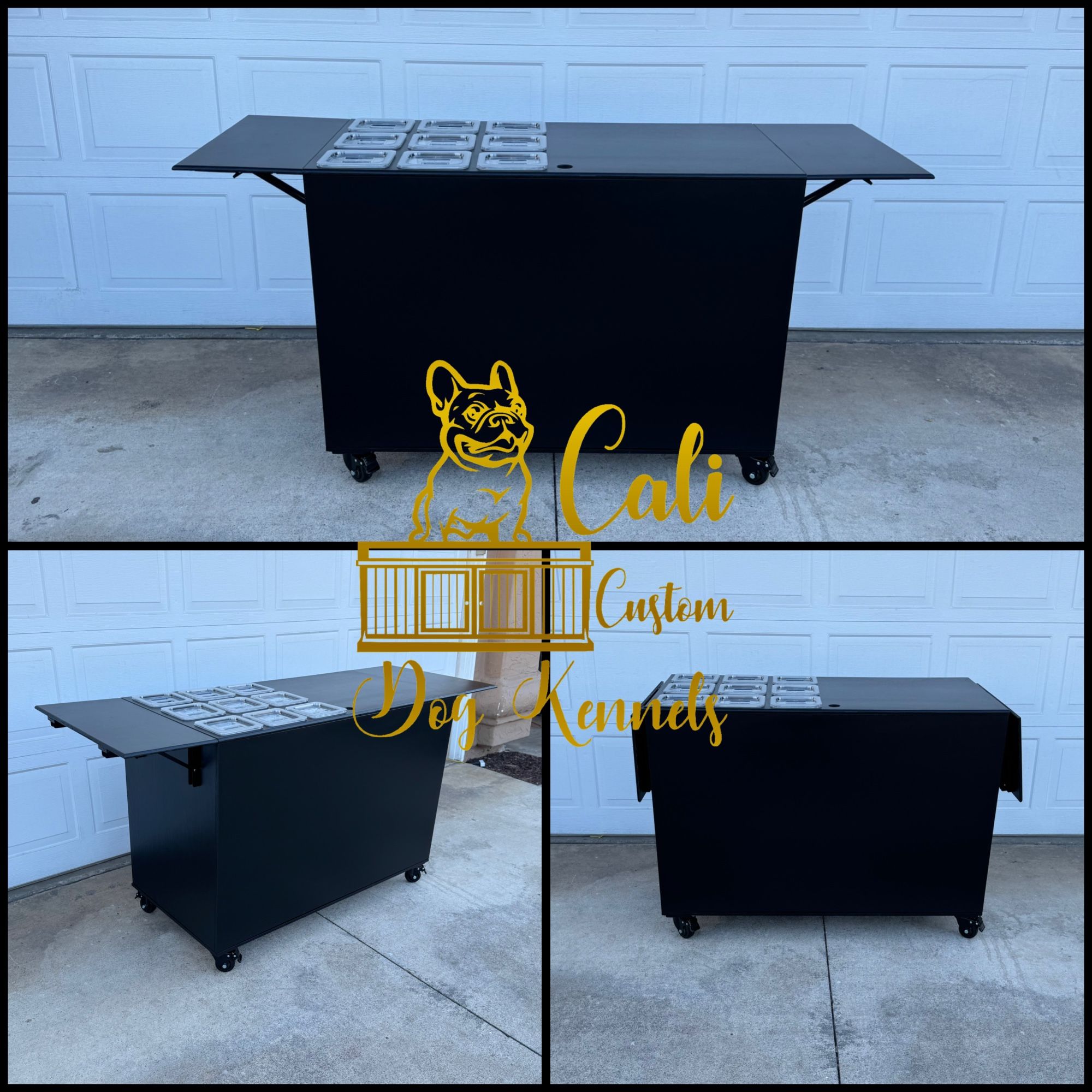 Custom Wooden Folding Candy, Mini Pancakes, Coffee, Bars, Snack Carts For Sale!