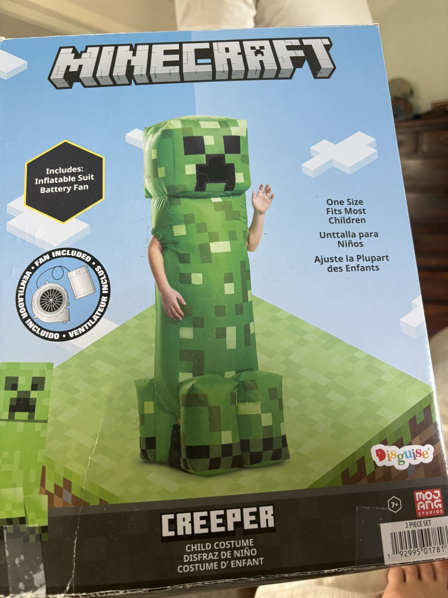 Minecraft Inflatable Creeper Costume