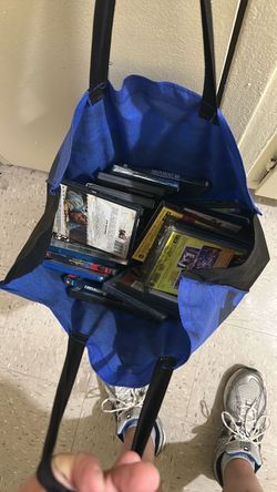 A bag of dvds