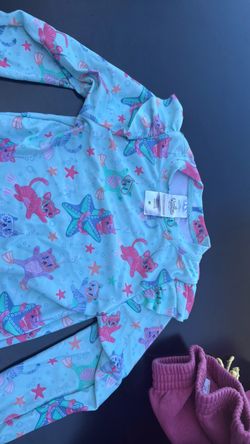 Girls Size 4T Cat Print Swimsuit