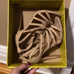 Used Beige Heels 