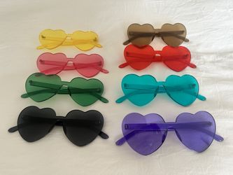 RAINBOW HEART GLASSES - NEW! 