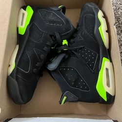 Electric Green Jordan Retro 6 (5Y)