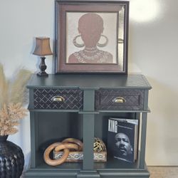 Green Console Table